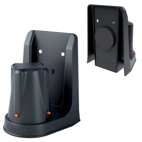 Skipper Magnetic Support Bracket securely attaches to metal surfaces, features soft pads, and a locking clip for easy release.