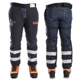 Clogger, Arcmax FR Chainsaw Chaps - Calf, CU91FCR - Navy - L