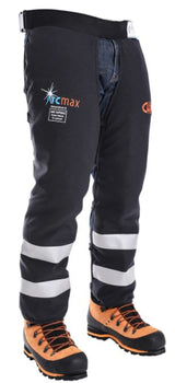 Clogger, Arcmax FR Chainsaw Chaps - Calf, CU91FCR - Navy - S