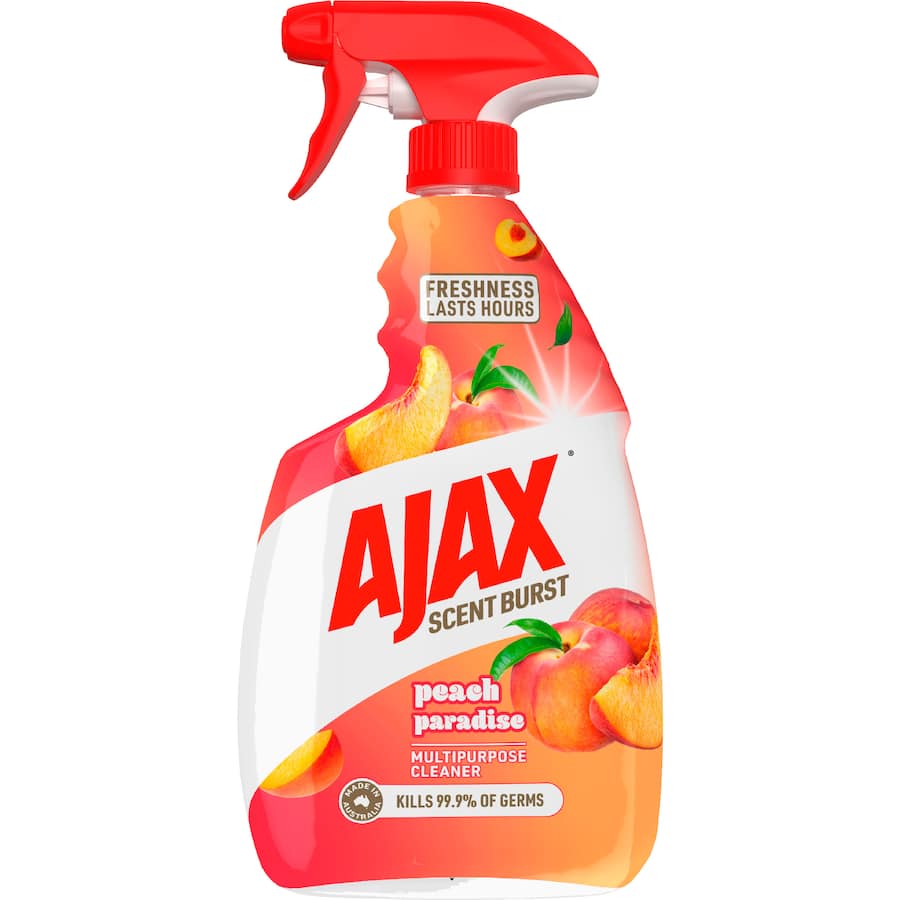 Ajax Scent Burst Cleaning Spray Peach Paradise 750mL