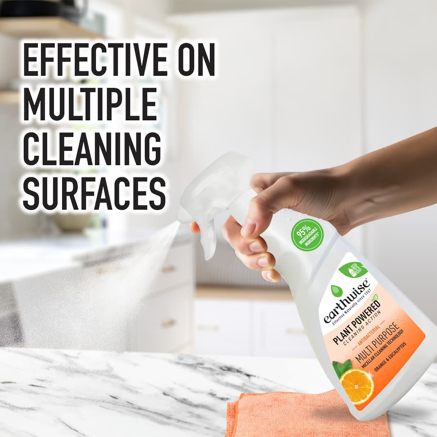 Earthwise Antibacterial Cleaning Spray Orange & Eucalyptus 500mL