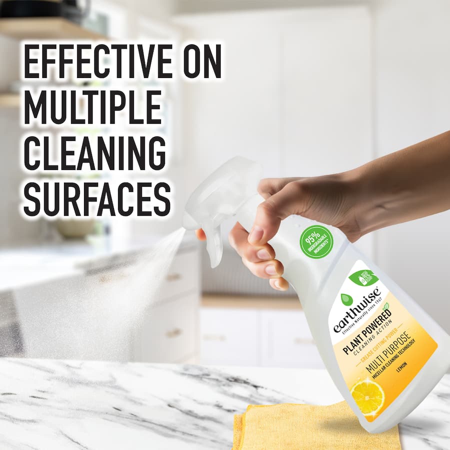 Earthwise Grease Cutting Spray Multi Purpose, Lemon 500mL