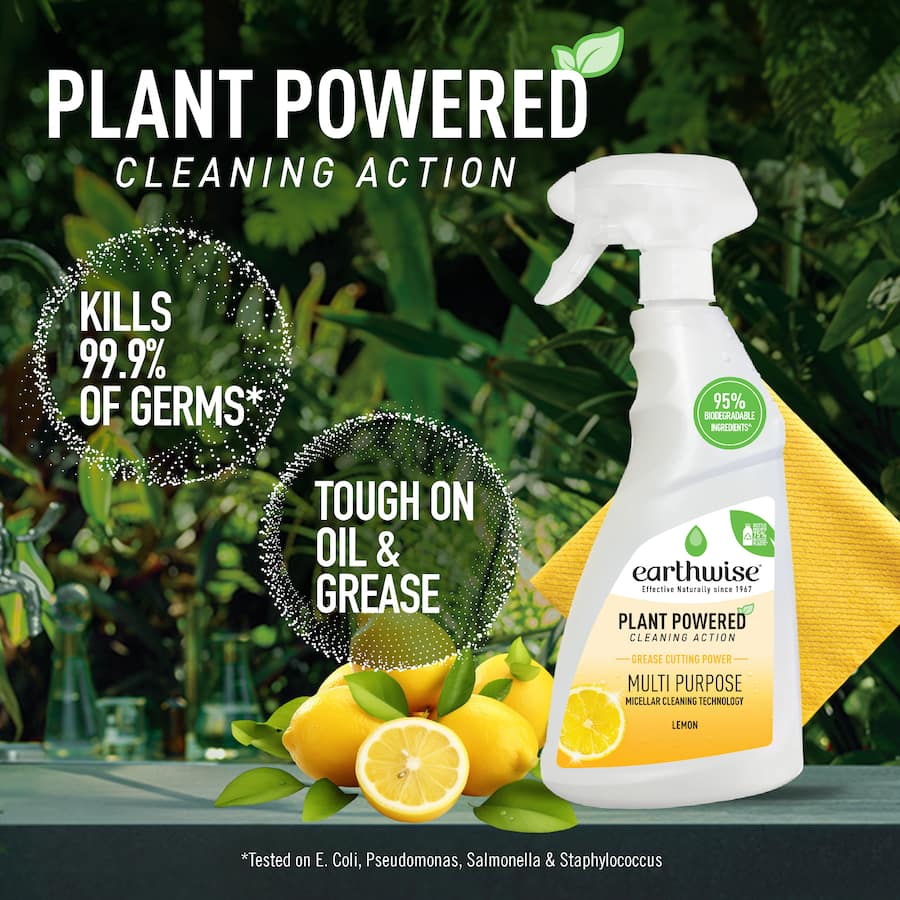 Earthwise Grease Cutting Spray Multi Purpose, Lemon 500mL