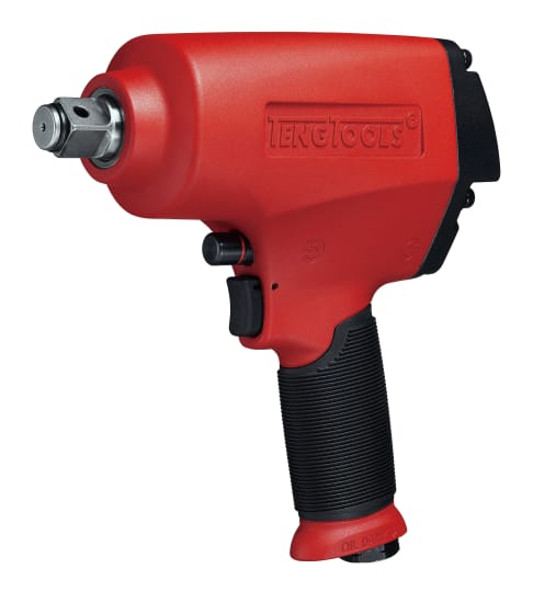 Durable Teng Air Impact Wrench with aluminum housing, 3/4" drive, twin hammer, and ergonomic design for heavy-duty tasks.