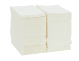 Wypall X50 4201 wipers in white, 32cm x 49cm, 400 sheets per carton; durable, hygienic, ideal for versatile cleaning tasks.