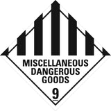 Dangerous Goods Labels | Diesel Trailer Pack W250mm x H250mm - Standard