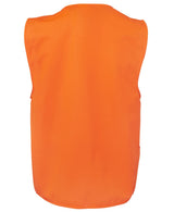 JB's Wear, Hi Vis Zip Safety Vest, 6HVSZ - Lime - 3XL