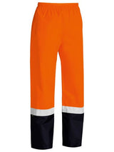 Bisley, Hi Vis Rain Shell Over Trouser, BP6965T - Yellow/Navy (Size: L)