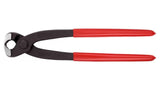 Knipex Ear Clamp Pincer - Top Jaw, a durable tool for easy mounting of 1-ear and 2-ear clamps in tight spaces.