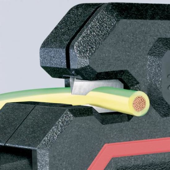 Knipex Automatic Insulation Stripper for precise cable stripping, lightweight design, adjusts automatically for 0.2-6.0 mm cables.