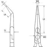 Knipex Assembly Pliers - Long Reach Nose 280mm
