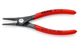 Knipex Precision External Circlip Pliers featuring non-slip handles, 10-25mm gripping range, and durable chrome vanadium steel construction.