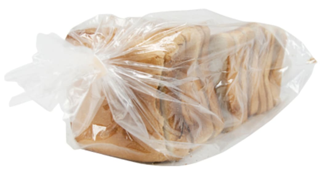 Plain Wicket Bread Bags, 255x405mm, 2000 case; durable, eco-friendly, perfect for keeping baked goods fresh and hygienic.