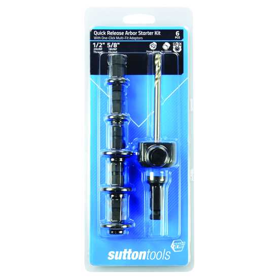 Sutton 6 Piece Quick Release Arbor Starter Kit (Each)
