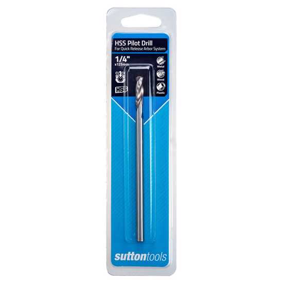 Sutton Pilot Drill Long HSS Splitpoint (Each)