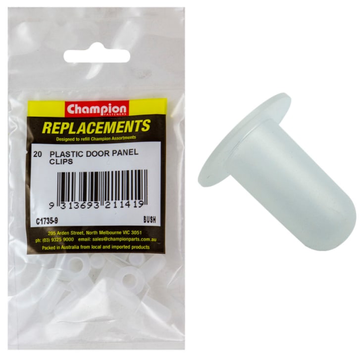 Bush Plastic Door Panel Clips 20PK