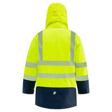 Bison, Extreme Hi Vis Jacket, 312052 - Yellow/Navy - 2XL