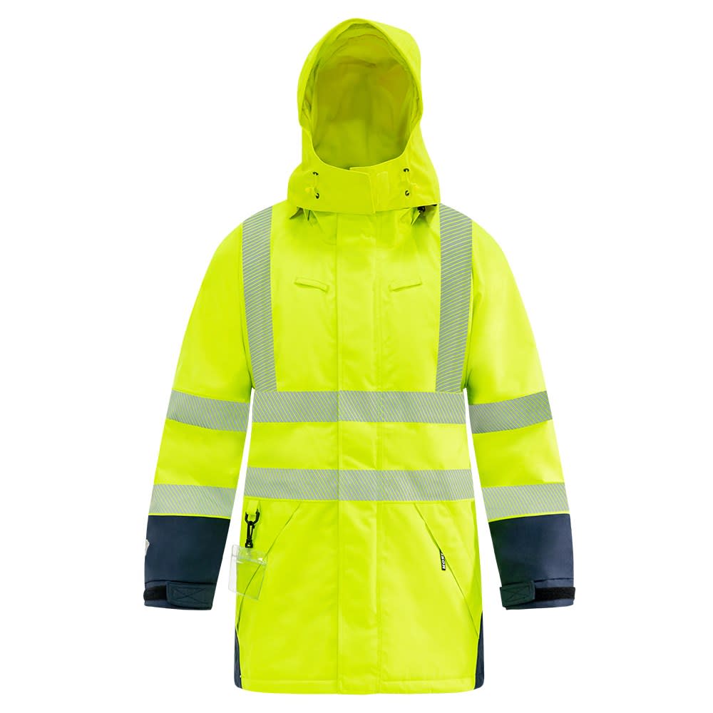 Bison, Extreme Hi Vis Jacket, 312052 - Yellow/Navy - 3XL