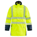 Bison, Extreme Hi Vis Jacket, 312052 - Yellow/Navy - 8XL