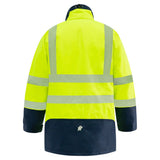 Bison, Extreme Hi Vis Jacket, 312052 - Yellow/Navy - 2XL
