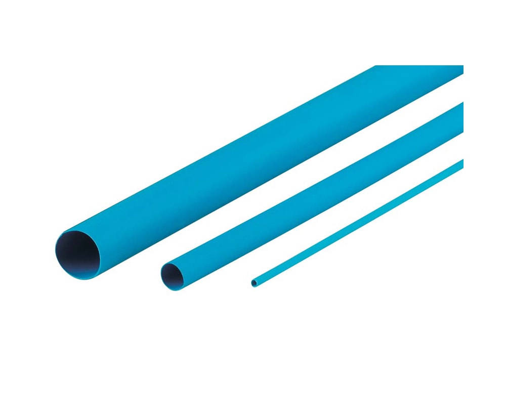 Cabac Heatshrink Thin Wall 6.4mmx4FT Blue 1.2m