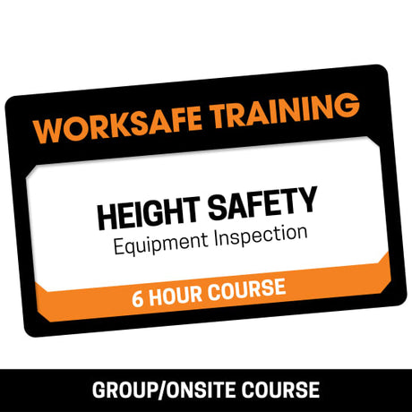 Group training session on height safety equipment inspection, enhancing safety standards and compliance skills for workers.