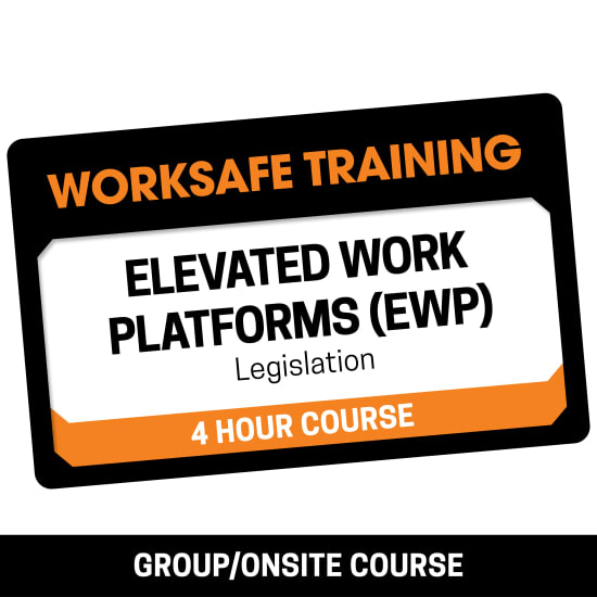 Training EWP Legislation course image showcasing managers learning about elevating work platform safety and compliance in a group setting.