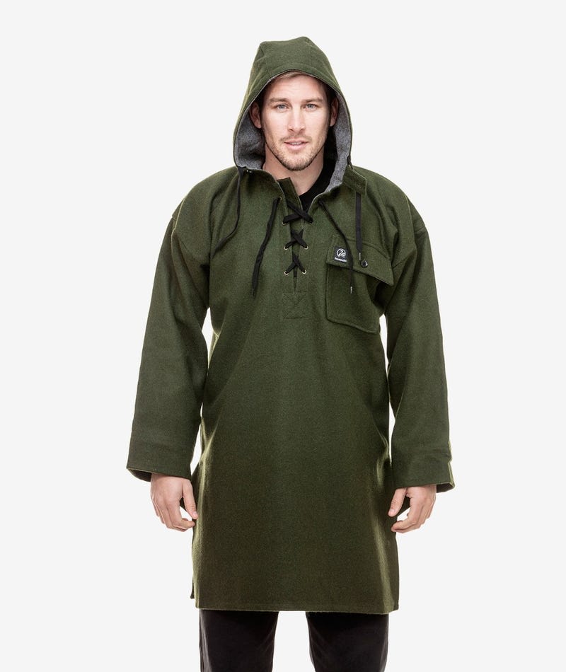 Swanndri, Original Wool Bushshirt, SD0103 - C1 Olive - S