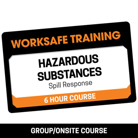 Interactive group training course for workplace spill response, enhancing safety and compliance for up to 10 participants.