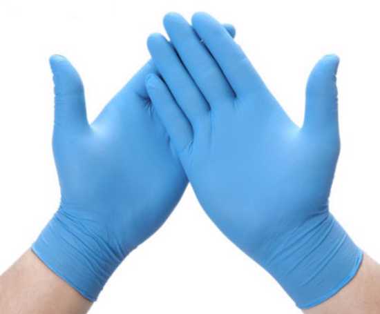 Ninja Surefit Nitrile Gloves Powder Free Blue-S-2XL-Pack of 100