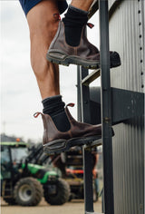 John Bull,4291 Cougar 3.0 Elastic Side Safety Boot - Oxblood - 14