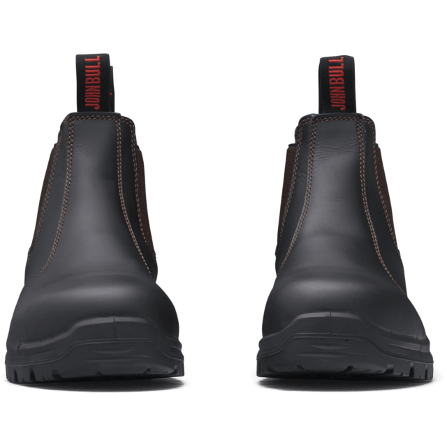 John Bull,4282 Raptor 3.0 Elastic Side Safety Boot - Oxblood - 12