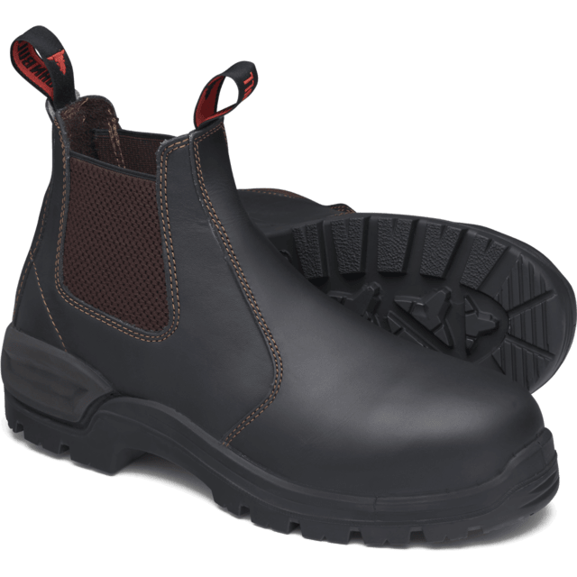 John Bull,4282 Raptor 3.0 Elastic Side Safety Boot - Oxblood - 12
