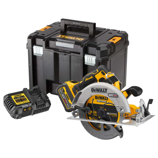 DeWALT 18V XR Flexvolt Cordless Circular Saw-184mm-Kit