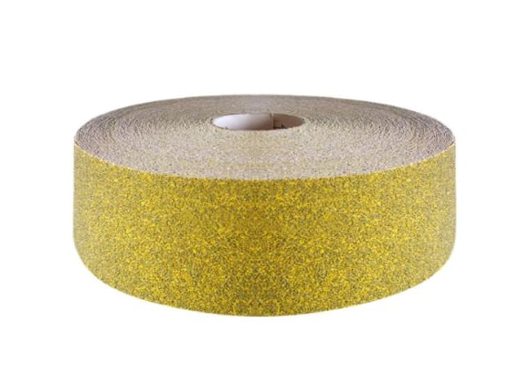 Durable 80 grit sandpaper roll for automotive sanding and paint prep, featuring flexible backing and clog-resistant design.