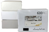 Super King Sheet Set -Top Drawer -White 610TC (Large Size For Thicker Mattress)