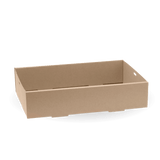 BioPak BioBoard Catering Tray Base Medium 100 (Pack)