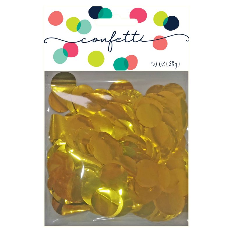 Confetti Circles - Gold Metallic Foil (28g))