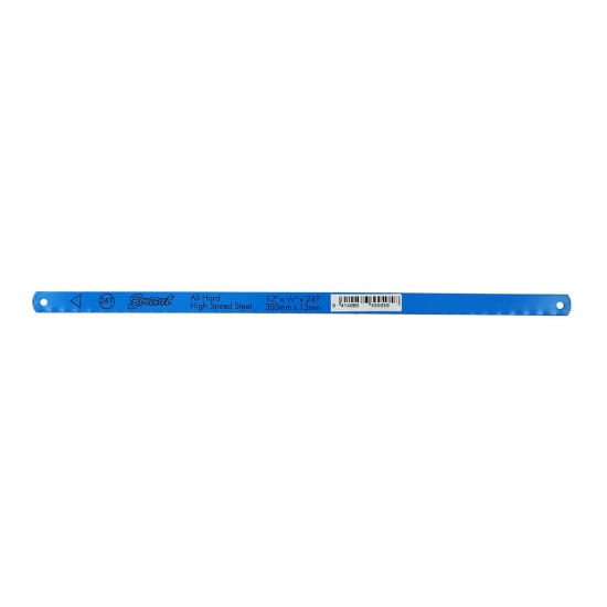 Evacut 300x13mm Hacksaw Blades with 24 TPI, designed for precision cutting in metal and plastic, color-coded for easy identification.