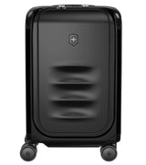 Victorinox Spectra 3.0 Expandable 55cm Carry-On in striking red, made from recycled polycarbonate, features dual-caster wheels and USB port.