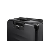 Victorinox Spectra 3.0 black suitcase, expandable, durable polycarbonate, optimized for travel with 4 wheels and ample organization.