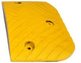 Speed Hump End Cap - Heavy Duty - Yellow H50mm