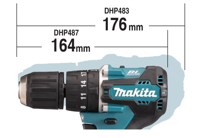 Makita 18V LXT Sub-Compact Hammer Driver Drill (Each)