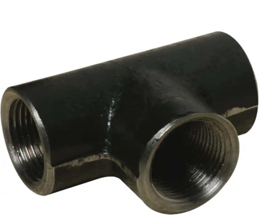 Tee Steel Black 40NB
