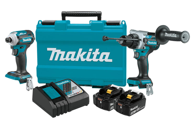 Makita 18V LXT Drill/4 Stage Driver 5.0Ah DLX2411T-2 Piece-Combo Kit