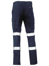 Bisley, Taped Stretch Cotton Cargo Pant, BPC6008T Regular Fit - Navy - 77