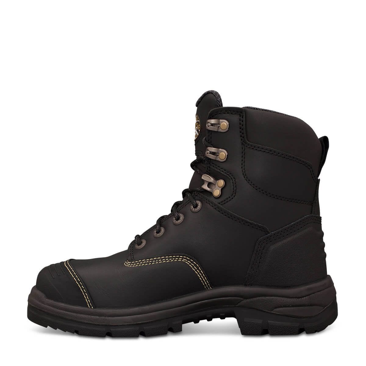 Oliver 55-345 Lace up Safety Boots - Black (Size: 14)