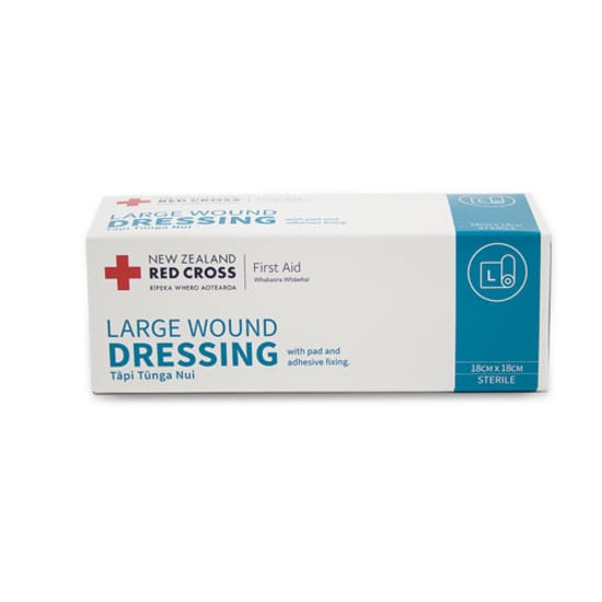 Red Cross Large Wound Dressing-18cm (Packet)