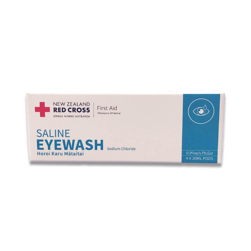 Red Cross Saline Eye Wash Pods 4 X 20ml