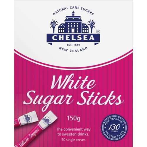 Chelsea White Sugar Sticks 3g (Pack of 50)